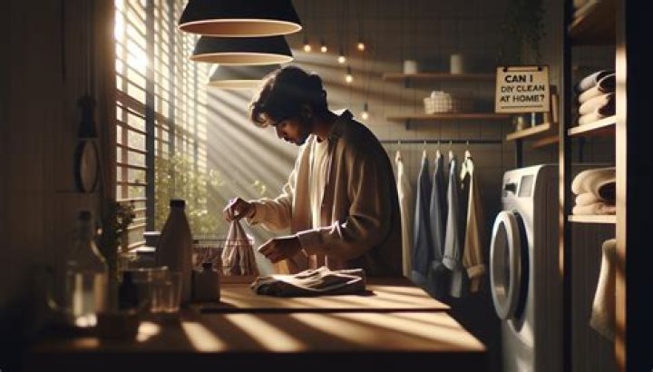 Can I dry clean at home?