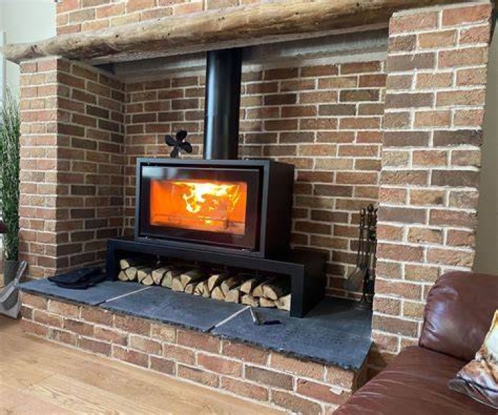 Can you put a log burner under a window?