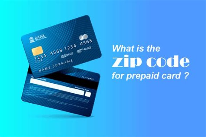 Does a prepaid card have a zip code?