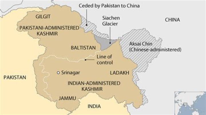 Does China own part of Kashmir?