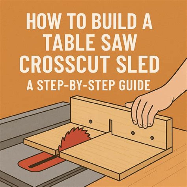 How big should a table saw crosscut sled be?