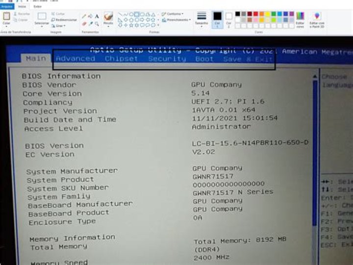 How do I access Intel BIOS?