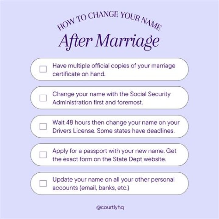 How do I change my last name after marriage in CT?