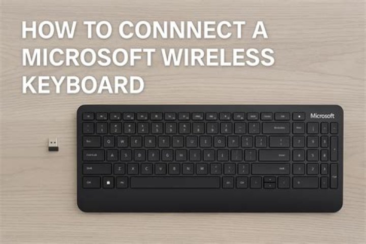How do I connect my Microsoft Wireless keyboard 6000?
