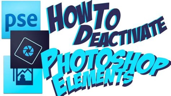 How do I deactivate Photoshop Elements?