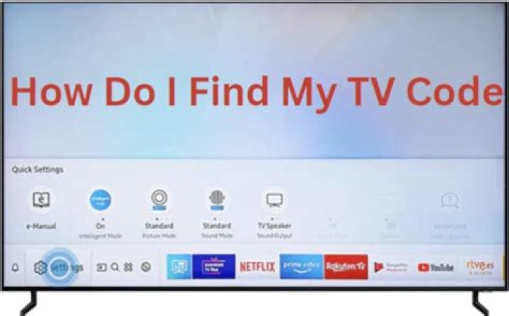 How do I find my TV link code?