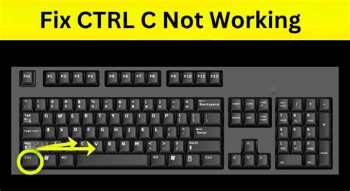 How do I fix Ctrl C not working?