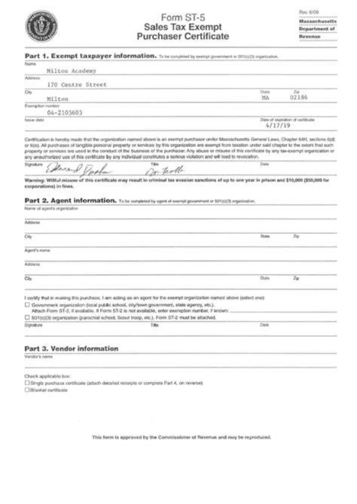 How do I get a sales tax resale certificate in Massachusetts?