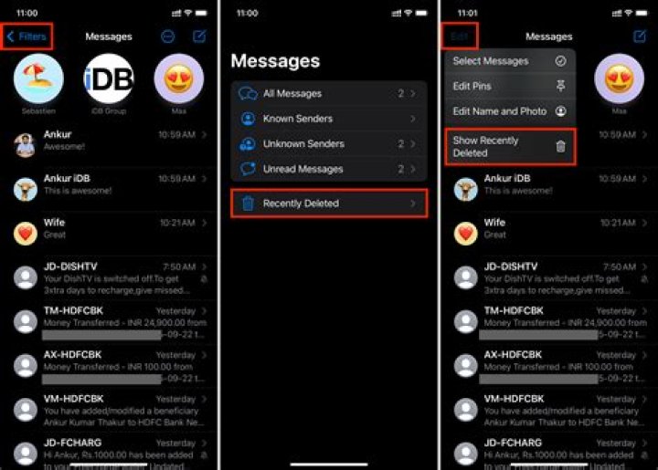 How do I make my iPhone messages private?