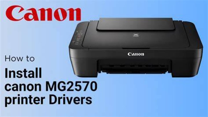 How do I reset my Canon mg2570 printer?