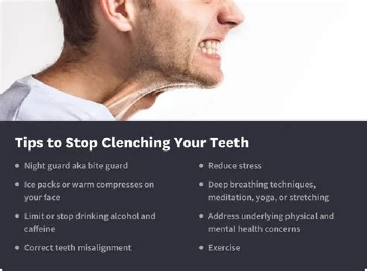 How do I stop clenching my teeth?