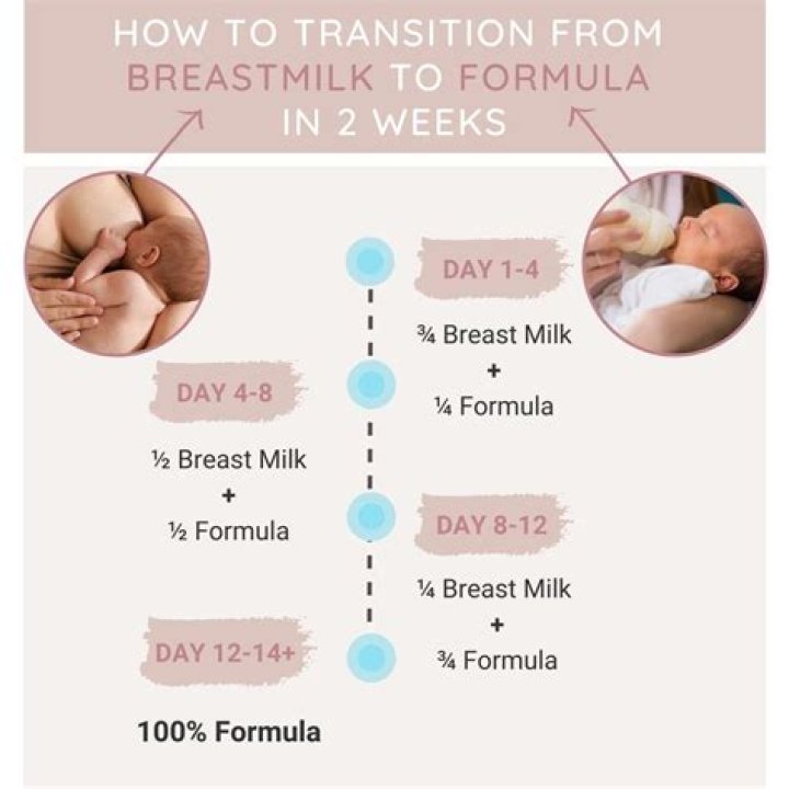 How do I switch my baby from breastmilk back to formula?
