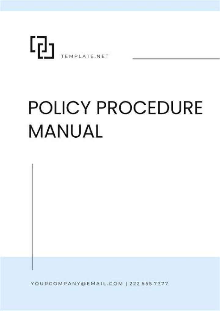 How do I write a business procedure manual?