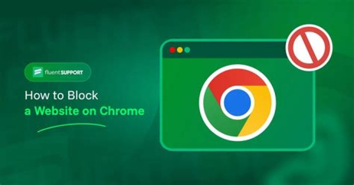 How do you block a website on Google Chrome?
