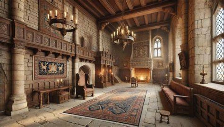 How do you decorate the inside of a castle?