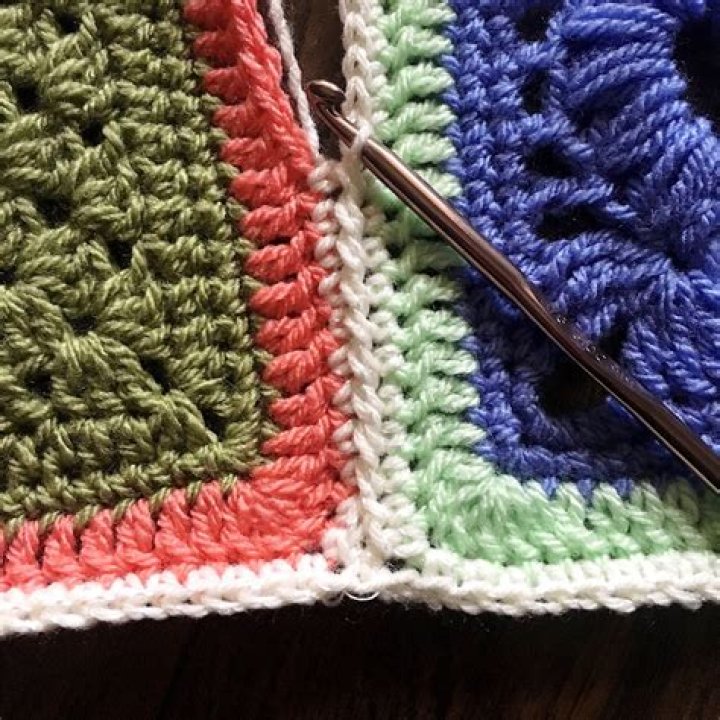 How do you join crochet squares to make a blanket?