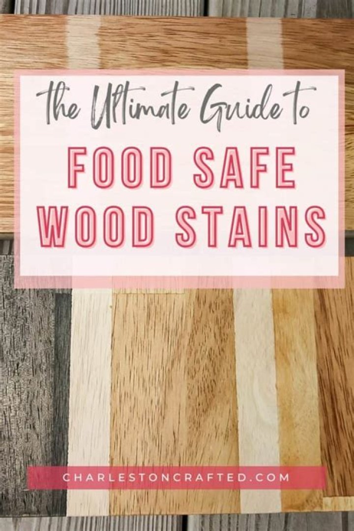 How do you make painted wood Food Safe?