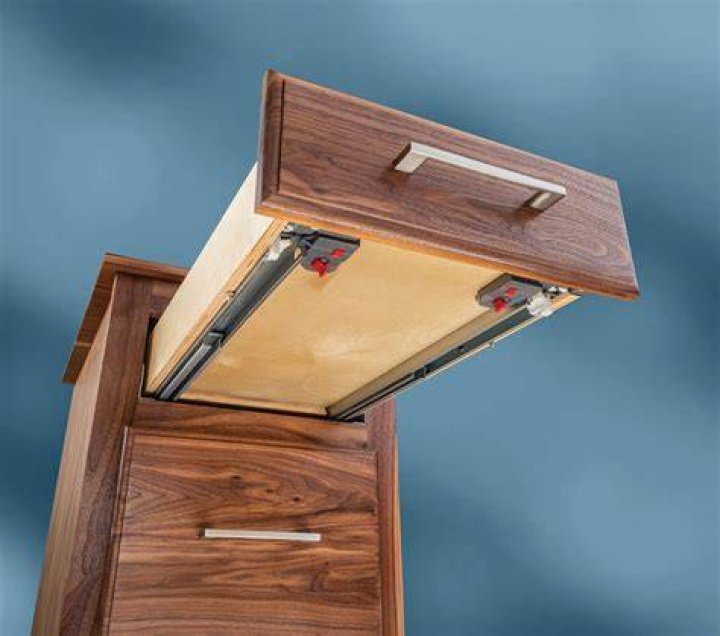 How do you put drawers glides on an old dresser?