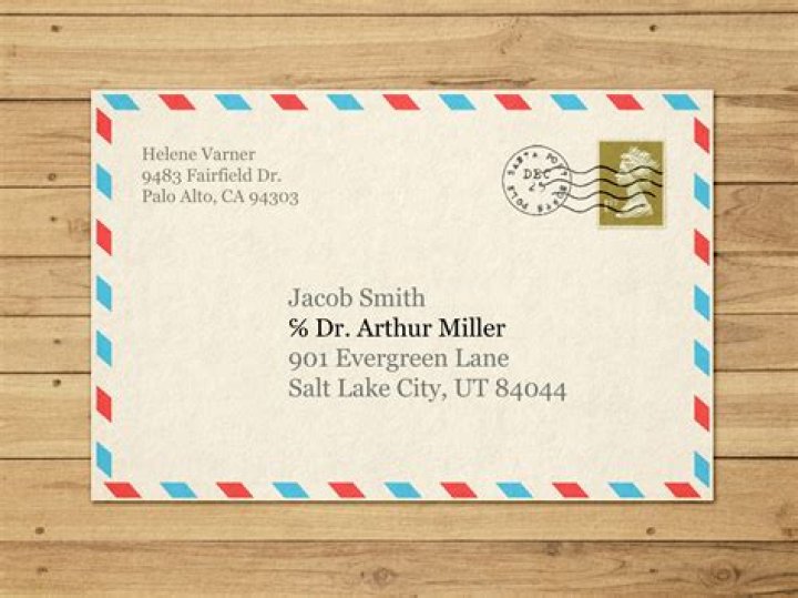 How do you write an American address internationally?