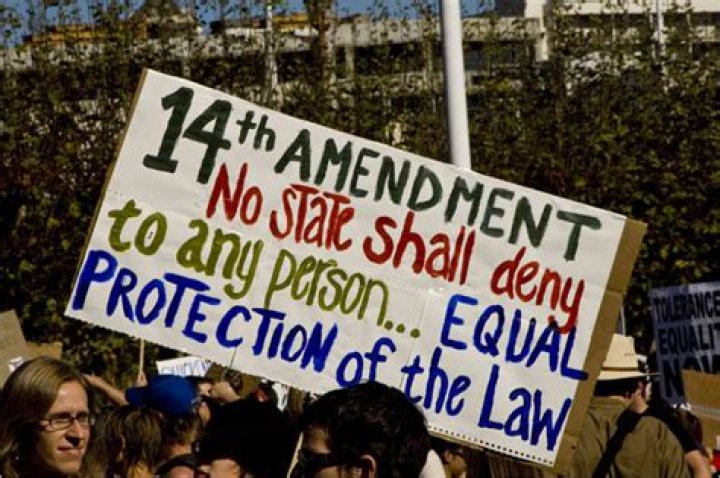 How does the 14th Amendment also cover equal protection?