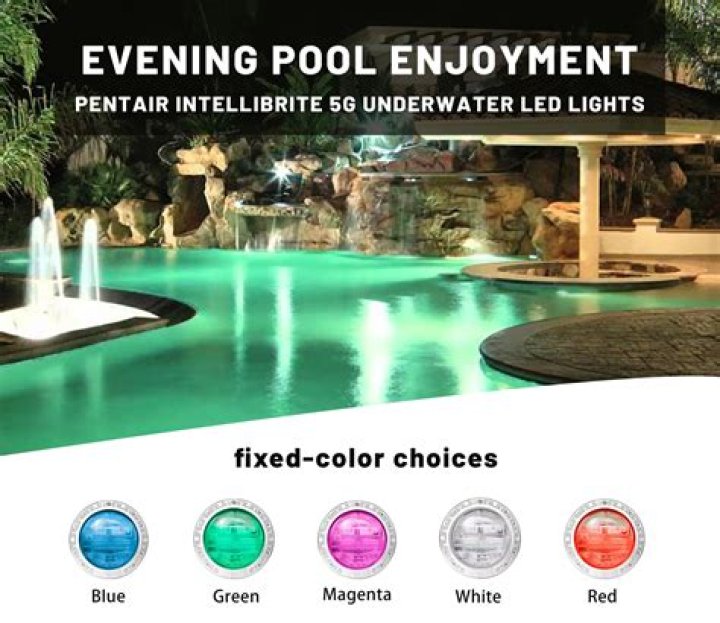 How long does an LED pool light last?
