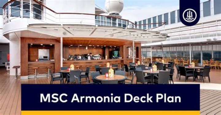 How many decks does MSC Armonia have?