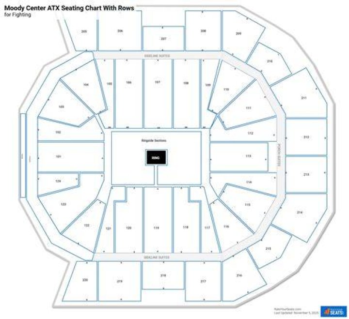 How many seats will the Moody Center have?