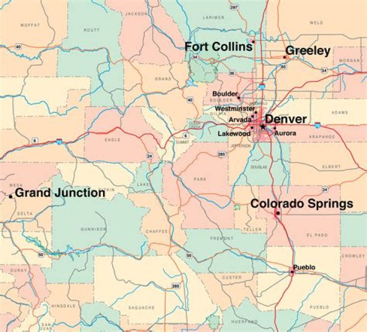 How many total cities are in Colorado?