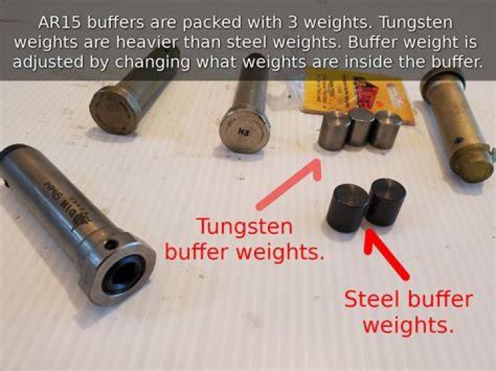 How much does a tungsten buffer weight?