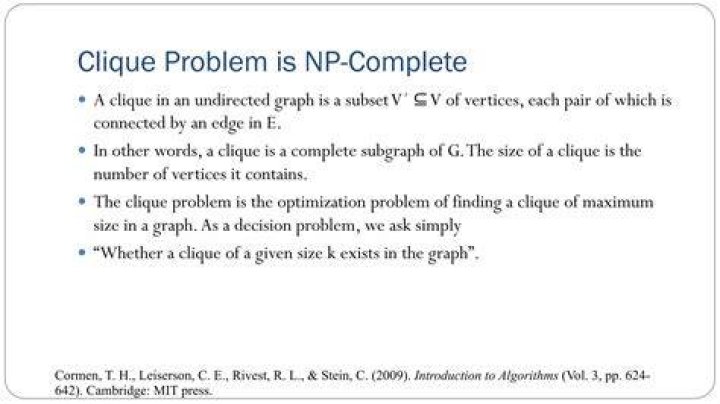 How that the clique problem is NP-complete?