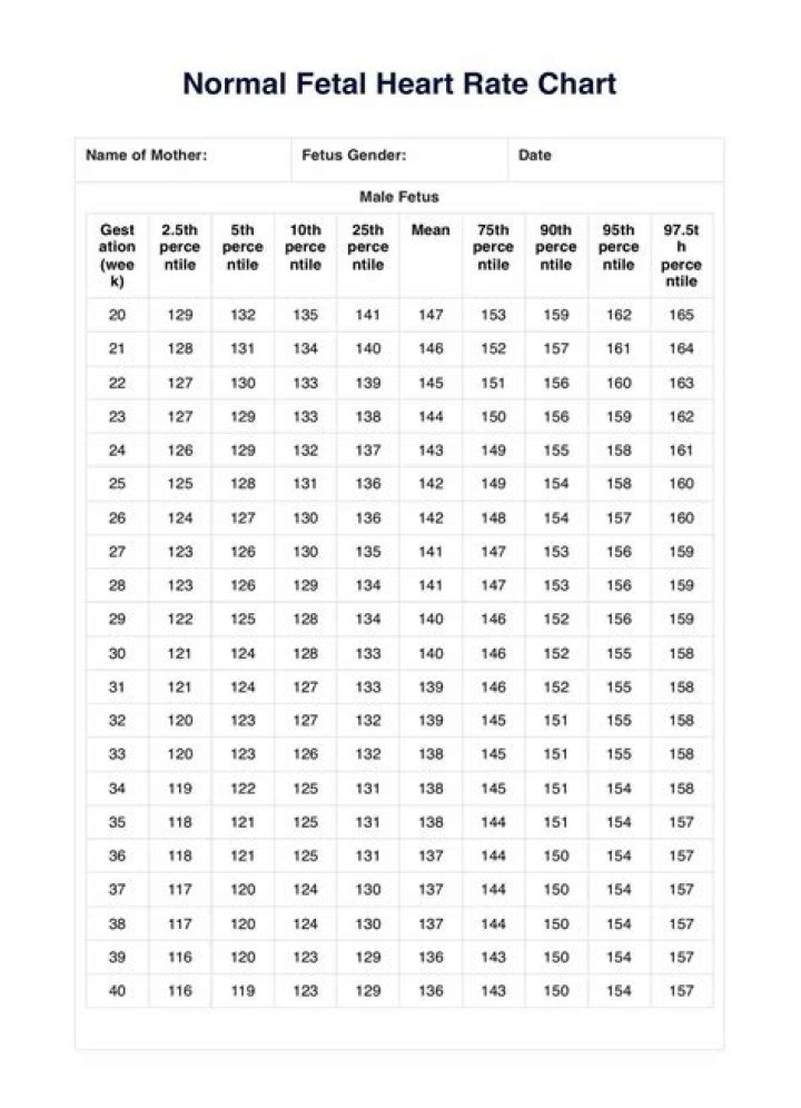 Is 165 a good fetal heart rate?
