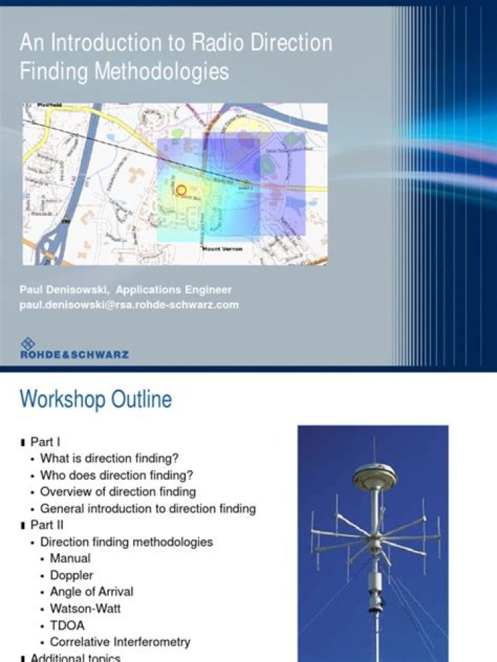 Is radio direction finding still used?