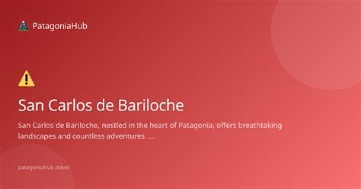 Is San Carlos de Bariloche safe?