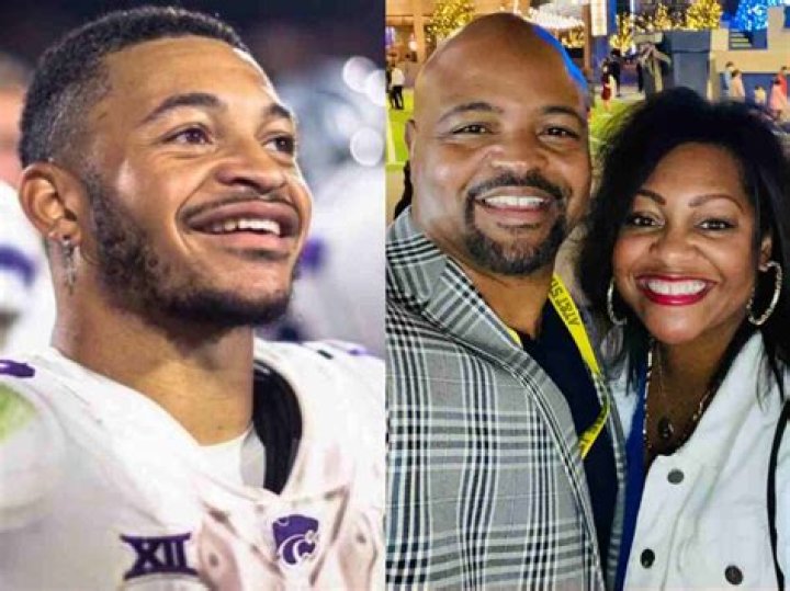 K State Deuce Vaughn Father Christopher and Parents Marquette Vaughn