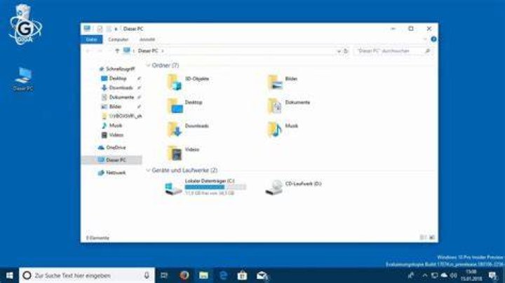 Was sind die ordneroptionen fur Windows 10?