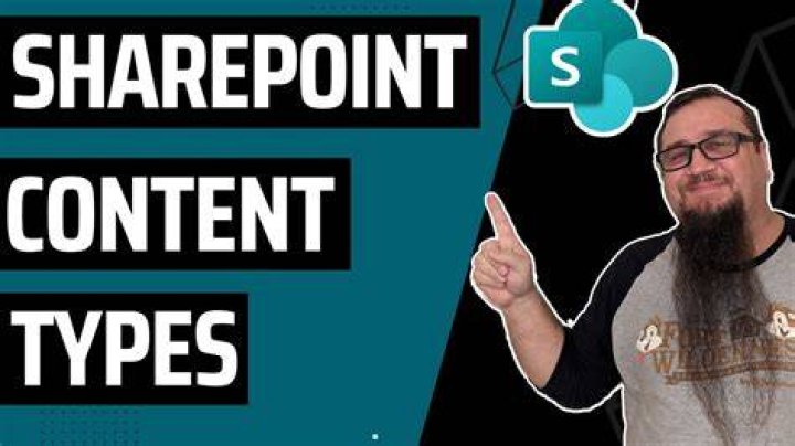 What are site content types in SharePoint?
