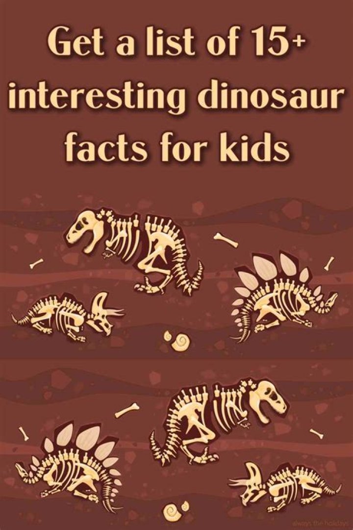 What are some fun facts about dinosaurs?