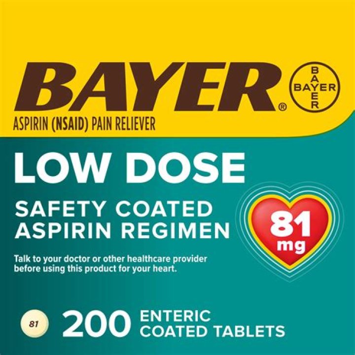 What are the ingredients in Bayer aspirin 81 mg?