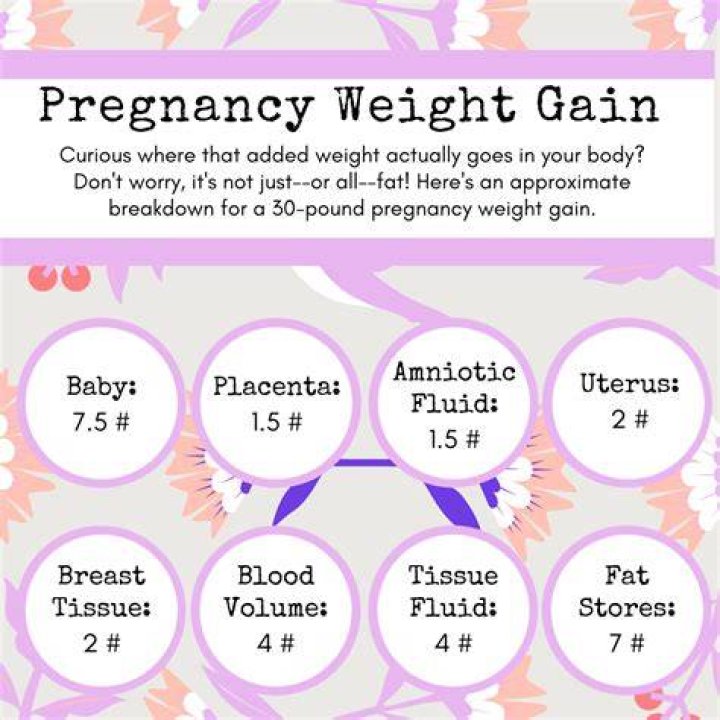 What are the main factors of weight gain during pregnancy?