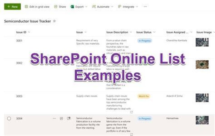 What can you do with lists in SharePoint?
