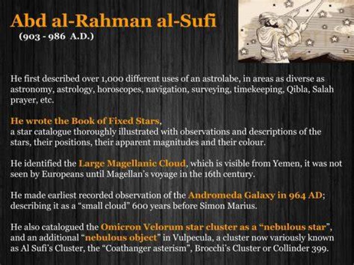 What did Abd al Rahman al-Sufi discover?