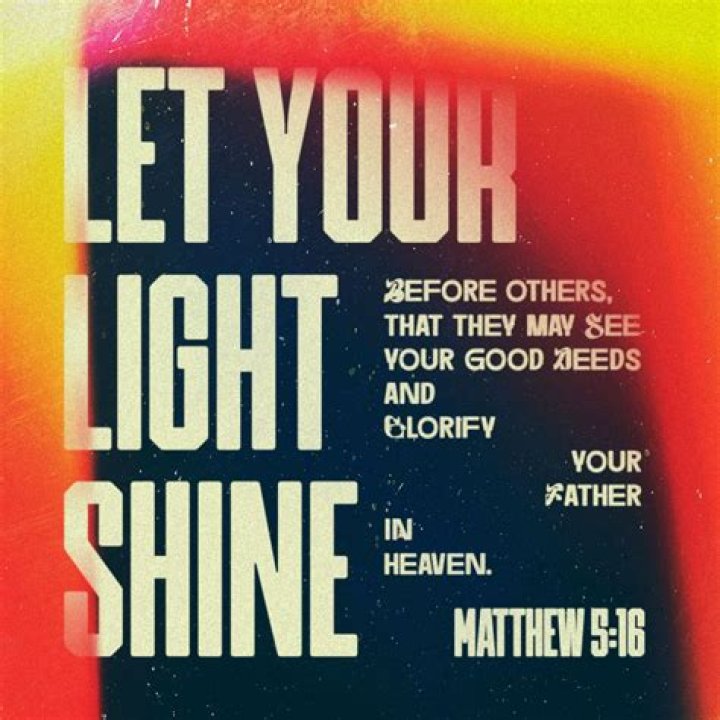 What did Jesus mean when he said let your light shine?