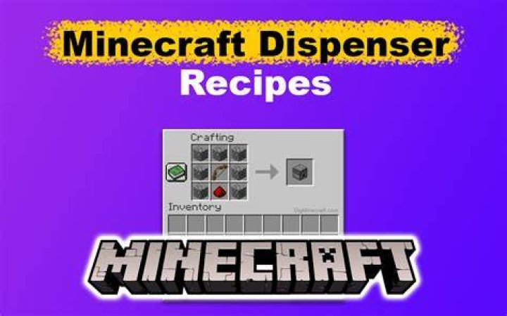 What does a dispenser do in Minecraft PE?