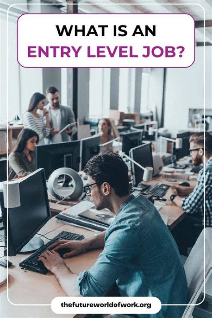 What does a entry-level position do?