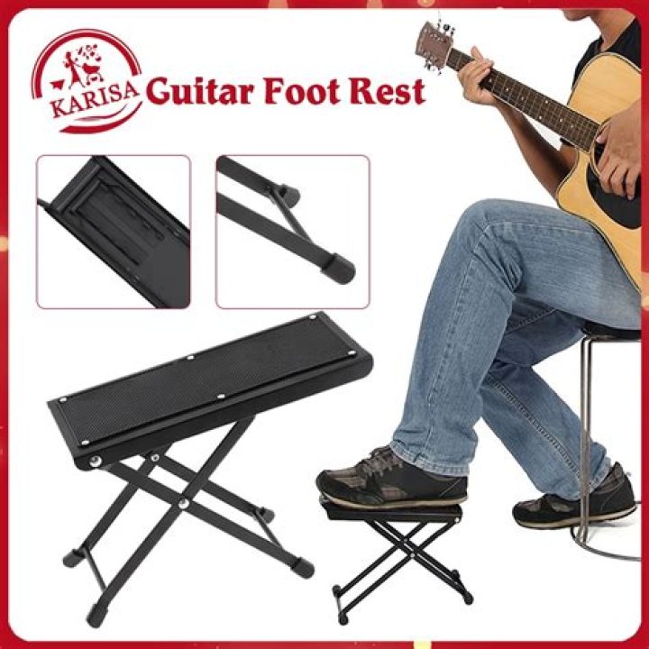 What does a guitar foot rest do?