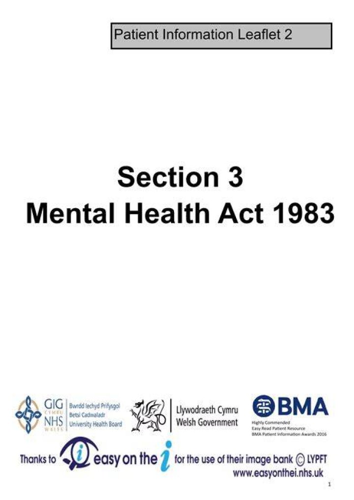 What does the Mental Health Act 1983 cover?