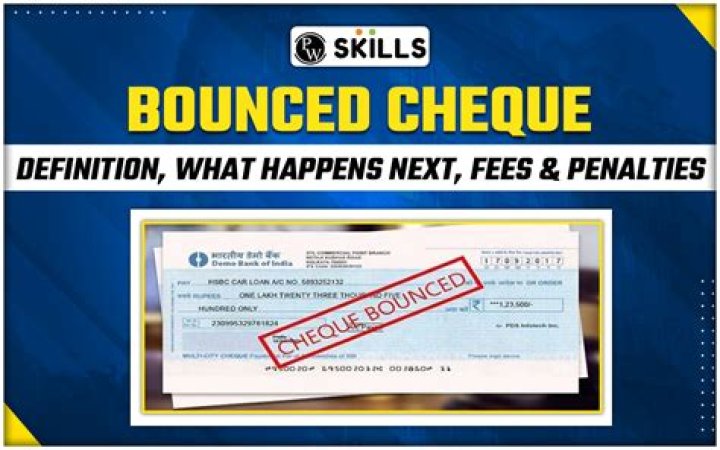 What happens if a check bounces to the IRS?