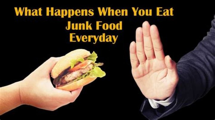 What happens when you give up junk food?