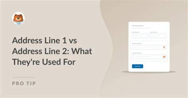 What if address Line 2 is required?