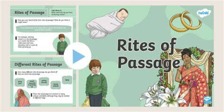 What is a male rite of passage?